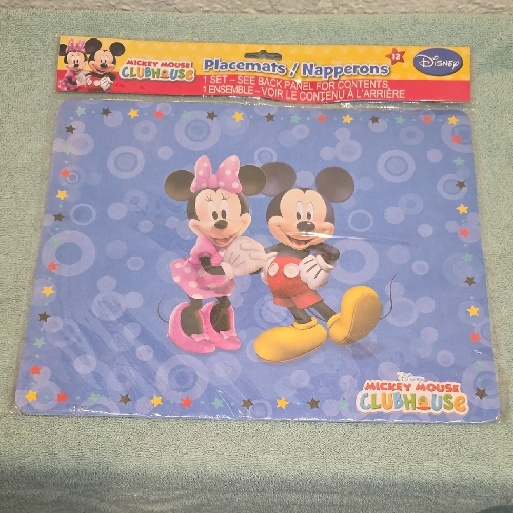 Disney Mickey and Minnie Blue Placemat